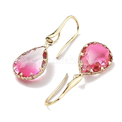 Серьги с подвесками из светло-золотой латуни EJEW-Q800-61KCG