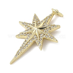 Латунные микро проложить кубического циркония подвески&nbsp;KK-L248-07G-01