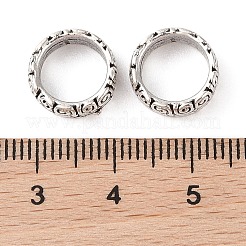 Сплавочные овальные бусины тибетского стиля  FIND-C060-023AS