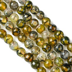 Природных вены драконов агат бисер нитей G-G445-8mm-03