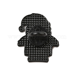 Broche en alliage de zinc émaillé sur le thème de Noël pour vêtements de sac à dos&nbsp;LS-JEWE-R003-01EB-04