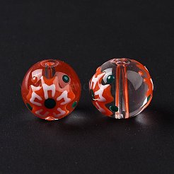 Прозрачные стеклянные бусины LAMP-B021-03A-02