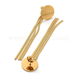 Серьги-гвоздики из нержавеющей стали 304 с ионным покрытием (IP) EJEW-D083-11B