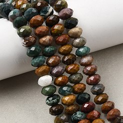 Натуральный океанский агат&nbsp;G-C259-A32-5x8mm