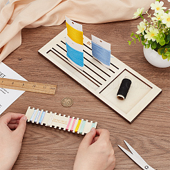 Деревянные доски для намотки ниток TOOL-WH0155-50