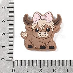 Фокальные бусины из пищевого силикона&nbsp;SIL-Z021-01B-02