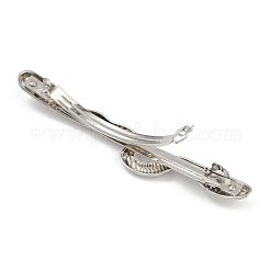 Заколки для волос из сплава с железным зажимом&nbsp;PHAR-G014-05C-P