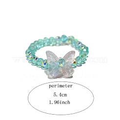 Anelli da dito realizzati a mano con perline in vetro lavorato a lume&nbsp;WG40BFE-02