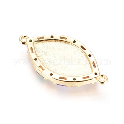 Соединители из латуни с микрочастицами и кубическим цирконием&nbsp;KK-I657-23G