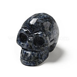 Decorazioni per display di diaspro punto blu naturale di halloween&nbsp;DJEW-K015-25