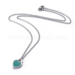 Colliers pendentifs en acier inoxydable 304&nbsp;NJEW-E141-33