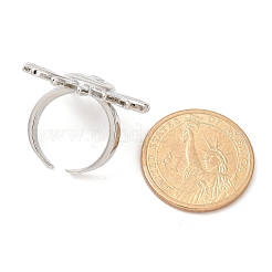 Латунные манжеты для пальцев для женщин и мужчин RJEW-U033-08P