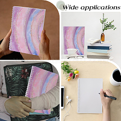 Блокнот для сбора наклеек формата А5 с отрывными листами на спирали AJEW-CP0007-84A