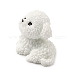 Lindas decoraciones de exhibición de perros de resina&nbsp;RESI-R464-01F