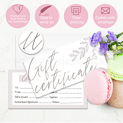 Подарочная карта из специальной бумаги&nbsp;AJEW-WH0832-016