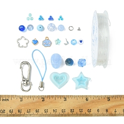 Набор для изготовления ремешка для мобильного телефона цвета океана своими руками&nbsp;DIY-FS0006-56