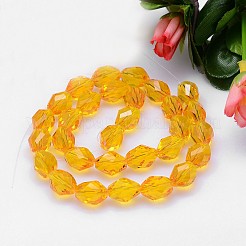 Verre polyèdre à facettes k9&nbsp;G-M190-13x10mm-08A