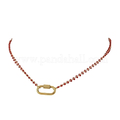 Collares de cuentas esmaltadas hechos a mano&nbsp;NJEW-JN06628