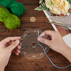 1 шт. акриловых измерительных инструментов DIY-BC0014-13