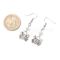 6 пара сережек-подвесок из сплава в тибетском стиле EJEW-JE06434