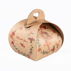 Scatola di carta kraft creativa pieghevole&nbsp;CON-B002-08A-02