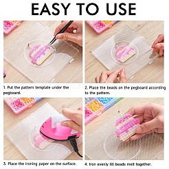 12 шт. 12 вида пластиковых перфорированных панелей для мини-сплавных бусин&nbsp;DIY-YW0017-55