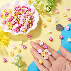 200 Stück 5 Farben handgefertigte Fimo-Perlen&nbsp;CLAY-TA0002-14
