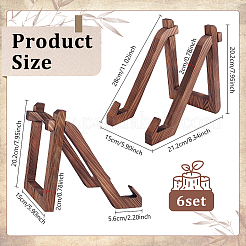 6 porte-recettes en bois&nbsp;ODIS-WA0001-25