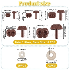 50 шт. пластиковые защитные носики DIY-GA0006-61