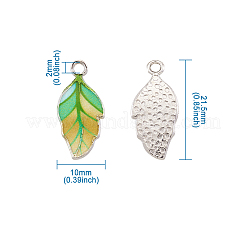 Pendentifs d'émail en alliage&nbsp;PALLOY-TAC0009-25P-D