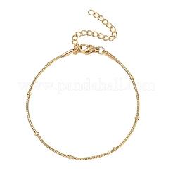 Rondell-Armbänder aus Edelstahl 304 in Schlangenform&nbsp;SA-CBA2696-18G