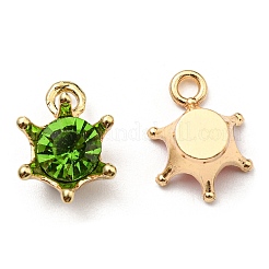 Золотые покрытием сплава корона подвески&nbsp;ALRI-L050-01M