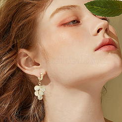 16 шт. фурнитура для сережек-колец Huggie Hoop из нержавеющей стали 201&nbsp;STAS-BBC0008-38G