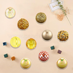 20 set di perline in acrilico e resina di 10 stili&nbsp;DIY-PA0001-02D