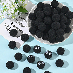 150шт полиэстеровый помпон-шар&nbsp;DIY-SC0031-33C