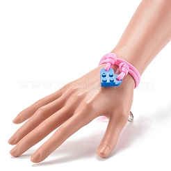 Polyester & Elasthan-Kordel-Armbandsets&nbsp;BJEW-JB06367-02