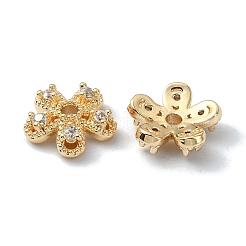 Латунь микро проложить кубический цирконий шарик KK-A194-12G