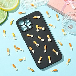 50 шт. 5 стиля кухонной утвари тематические смоляные кабошоны&nbsp;RESI-CJ0004-23