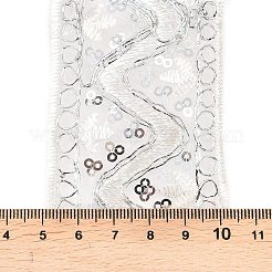 10 ярд полиэфирной кружевной ленты с вышивкой и пайеткой&nbsp;PW-WG94215-04