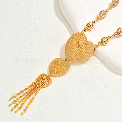 Модные винтажные латунные подвески в форме полого сердца для женщин RM9397