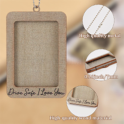 Прямоугольник со словом «езжай безопасно&nbsp;HJEW-SP0001-19C