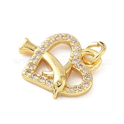 Латунные микро проложить кубического циркония подвески&nbsp;LS-KK-I381-07G-04