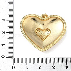 Латунные микропаве прозрачные подвески с фианитом&nbsp;KK-L257-16G