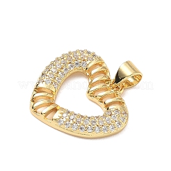 Colgante micropavé cubic zirconia de latón&nbsp;KK-D426-21E-G