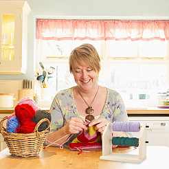 2 стойка для катушек из цельного дерева AJEW-WH0323-60