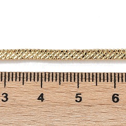 Колье из латуни с плоской змеиной цепочкой NJEW-R260-01G