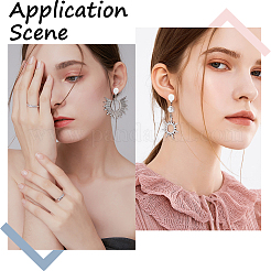 100 шт. плоская круглая фурнитура для сережек-гвоздиков из нержавеющей стали 304 STAS-SC0008-60