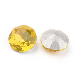 Dos et dos pointés cabochons en verre strass k9&nbsp;RGLA-J012-8mm-106