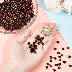 Крашеные натуральные деревянные бусины&nbsp;WOOD-GO0001-07B