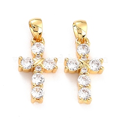 Латунные микро проложить кубический цирконий подвеска&nbsp;LS-ZIRC-P089-21G